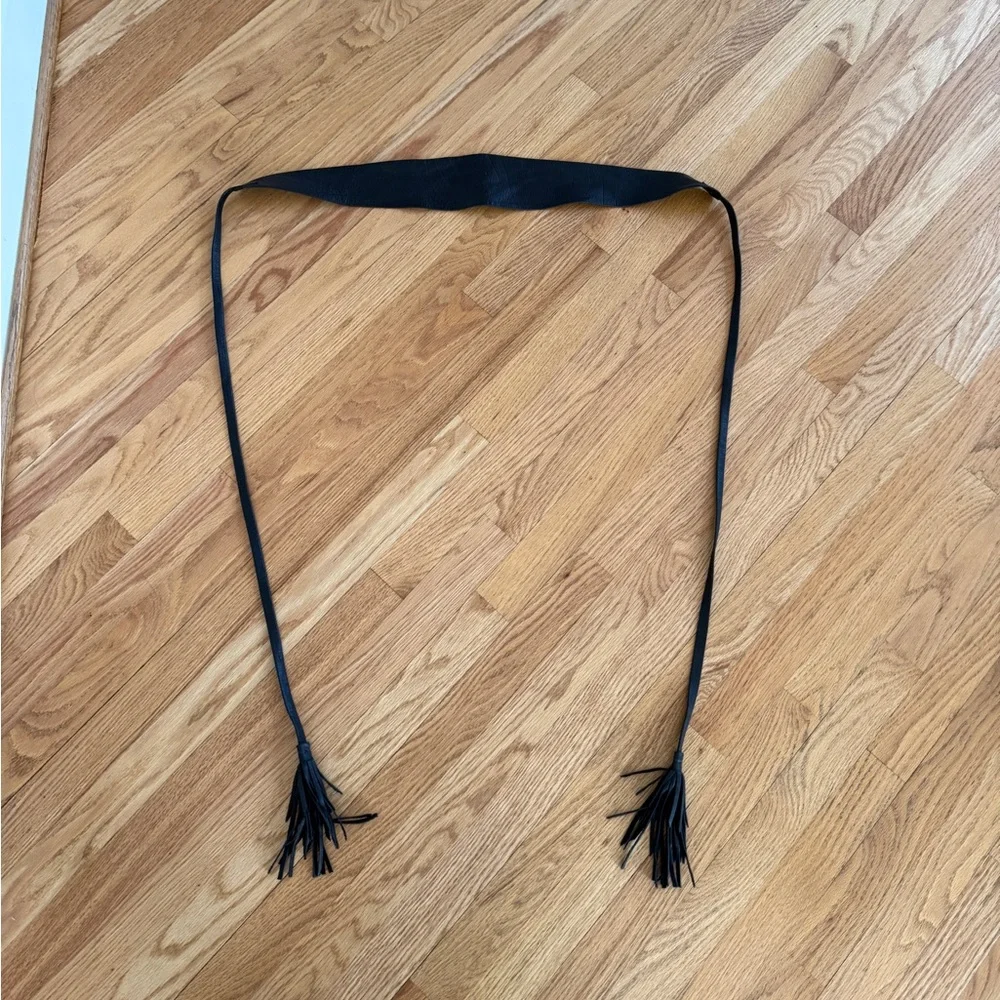 Revolve B-low the belt tassel belt black